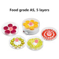 Wholesales 5 Trays Home Use Small Food Dryer Food Dehydrator for Fruit Vegetable Meat